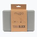 Kostka do jogi Myga Foam Block do jogi grey 2
