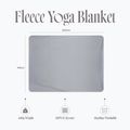 Koc do jogi Myga Fleece stone 9