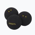 Piłki do squasha Karakal Elite Double Yellow Dot 12 szt. black 2