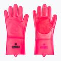 Rękawice do czyszczenia rowerów Muc-Off Deep Scrubber Gloves pink