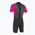 Pianka do pływania dziecięca O'Neill Youth Reactor-2 2 mm Back Zip Spring black/berry 2