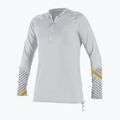 Longsleeve do pływania damski O'Neill Front Zip Sun white/mika