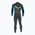 Pianka do pływania dziecięca O'Neill Youth Ninja 4/3 mm Chest Zip Full black/ultrablue/dayglo 2