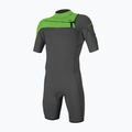 Pianka do pływania męska O'Neill Hammer 2 mm Chest Zip Spring graphite/graphite/dayglo 4927-HL7