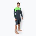 Pianka do pływania męska O'Neill Hammer 2 mm Chest Zip Spring graphite/graphite/dayglo 4928-HL7