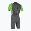 Pianka do pływania dziecięca O'Neill Youth Reactor-2 2 mm Back Zip Spring graphite/dayglo 2