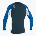 Longsleeve do pływania dziecięcy O'Neill Youth Premium Skins Rash Guard cadet blue/white ocean 7