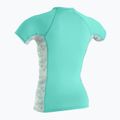 Koszulka do pływania damska O'Neill Side Print Rash Guard opal/mirage tropical 2