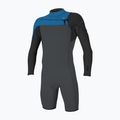 Pianka do pływania męska O'Neill Hammer 2mm Chest Zip LS Spring graphite/black/ocean