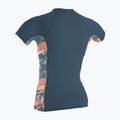 Koszulka do pływania damska O'Neill Side Print Rash Guard copen blue/painted tropics 2