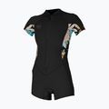 Pianka do pływania damska O'Neill Bahia 2/1 mm Front Zip Spring black/mikah floral/black 7