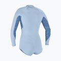 Pianka do pływania damska O'Neill Bahia 2/1 mm Front Zip Short Spring chambray blue/surf abstract 2