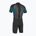 Pianka do pływania męska O'Neill Reactor-2 2mm Back Zip SS Spring HJ5 black/tide pool 2