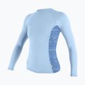 Longsleeve do pływania O'Neill Hyperfreak Skins Rash Guard chambray blue/surf abstract