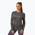 Bluza termoaktywna damska Surfanic Cozy Limited Edition Crew Neck black zebra