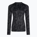 Bluza termoaktywna damska Surfanic Cozy Limited Edition Crew Neck black zebra 4