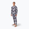 Longsleeve termoaktywny męski Surfanic Bodyfit Limited Edition Crew Neck white out print 2