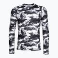 Longsleeve termoaktywny męski Surfanic Bodyfit Limited Edition Crew Neck white out print 4
