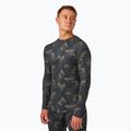 Bluza termoaktywna męska Surfanic Bodyfit Limited Edition Crew Neck forest geo camo
