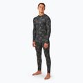 Longsleeve termoaktywny męski Surfanic Bodyfit Limited Edition Crew Neck forest geo camo 2