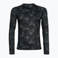 Longsleeve termoaktywny męski Surfanic Bodyfit Limited Edition Crew Neck forest geo camo 4