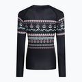 Longsleeve termoaktywny damski Surfanic Cozy Limited Edition Crew Neck black fairisle 5