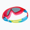 Maska do pływania dziecięca Speedo Biofuse Rift Junior lava red/japan blue/smoke 4