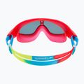 Maska do pływania dziecięca Speedo Biofuse Rift Junior lava red/japan blue/smoke 5