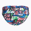 Slipy pływackie dziecięce Speedo Allover 6.5 cm Briefs black/blue 2