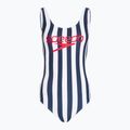 Strój pływacki jednoczęściowy damski Speedo Ice Cream U-Back blue/white
