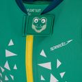 Strój pływacki jednoczęściowy dziecięcy Speedo Croc Printed Float green/blue 3