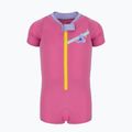 Strój pływacki jednoczęściowy dziecięcy Speedo Printed Float Suit pink/purple