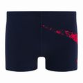 Bokserki pływackie męskie Speedo Boomstar Placement Aquashort navy/red