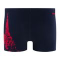Bokserki pływackie męskie Speedo Boomstar Placement Aquashort navy/red 2