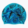 Czepek pływacki dziecięcy Speedo Slogan Print blue/black