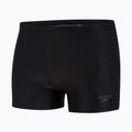 Bokserki pływackie męskie Speedo Placement Aquashort black/grey 4