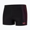 Bokserki pływackie męskie Speedo Placement Aquashort black/red 4