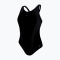 Strój pływacki jednoczęściowy damski Speedo Placement Laneback black/grey