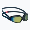 Okulary do pływania Speedo Hydropulse Mirror navy/oxid grey/phoenix red/gold