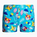 Bokserki pływackie dziecięce Speedo Jungle Terry Digital Allover Aquashort blue/yellow
