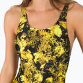Strój pływacki jednoczęściowy damski Speedo Placement Powerback black/yellow 7