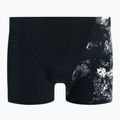 Bokserki pływackie męskie Speedo Allover V-Cut Aquashort black/grey