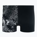 Bokserki pływackie męskie Speedo Allover V-Cut Aquashort black/grey 2