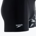 Bokserki pływackie męskie Speedo Allover V-Cut Aquashort black/white 3