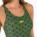 Strój pływacki jednoczęściowy damski Speedo Boomstar Allover Muscleback black/yellow 4