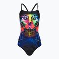 Strój pływacki jednoczęściowy damski Speedo Ribbonback black/yellow 7