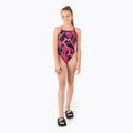 Strój pływacki jednoczęściowy dziecięcy Speedo Allover Xback black/red 5
