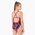 Strój pływacki jednoczęściowy dziecięcy Speedo Allover Xback black/red 6