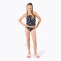 Strój pływacki dwuczęściowy dziecięcy Speedo Printed Tie-Back Tankini black/pink 5