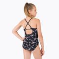 Strój pływacki dwuczęściowy dziecięcy Speedo Printed Tie-Back Tankini black/pink 6